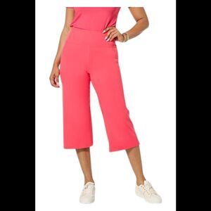 Joy Collection Women's Cool & Clean Smooth Capri Power Pant Watermelon - Regular